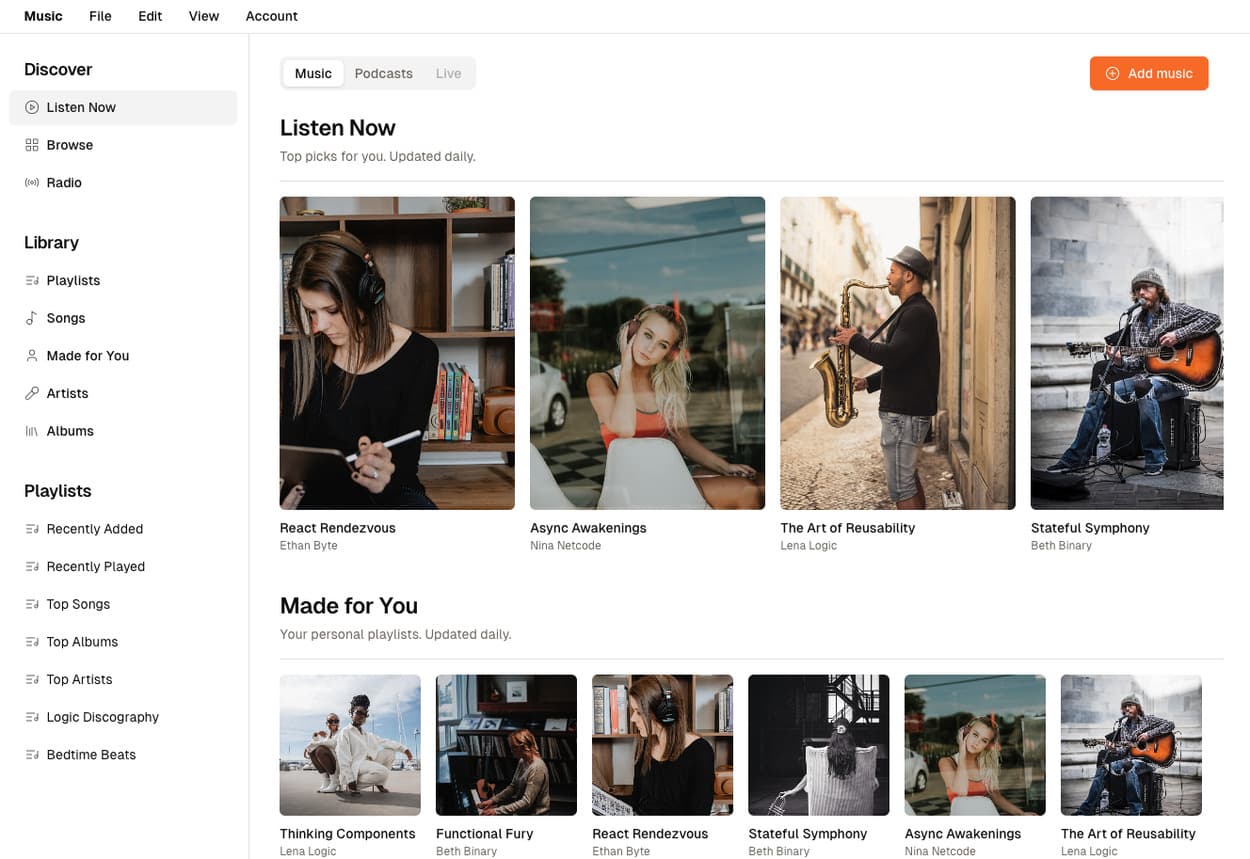 Panda dashboard preview